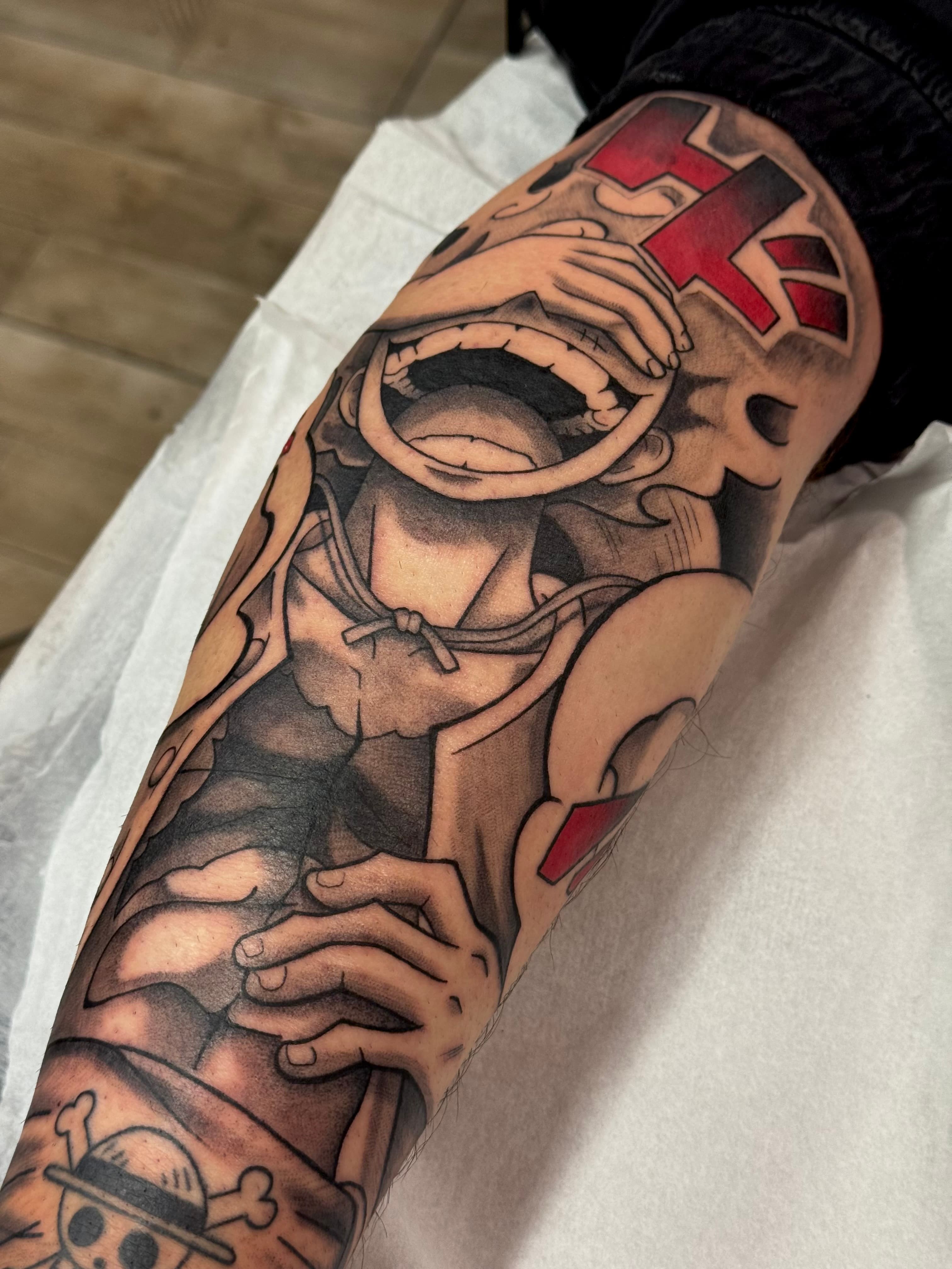 Tattoo work by George Zounis
