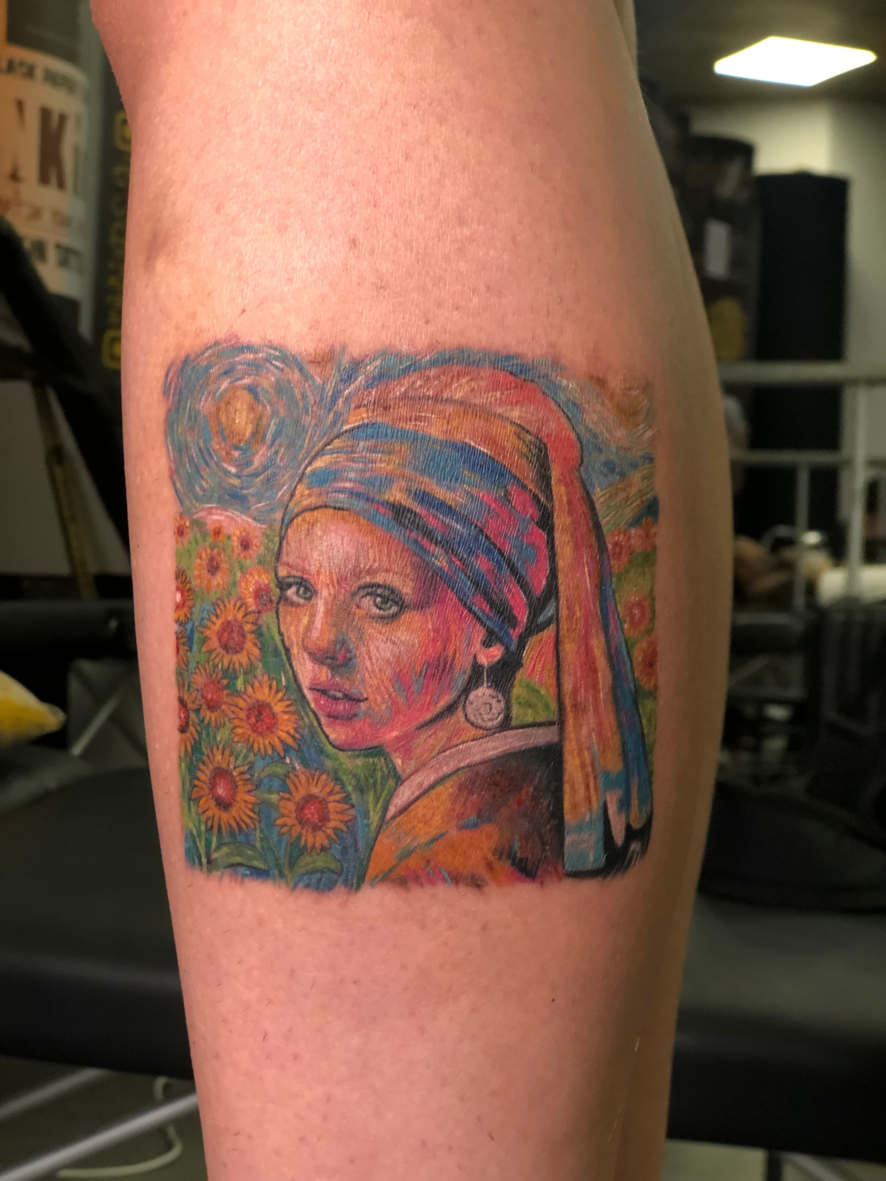 Tattoo work by
