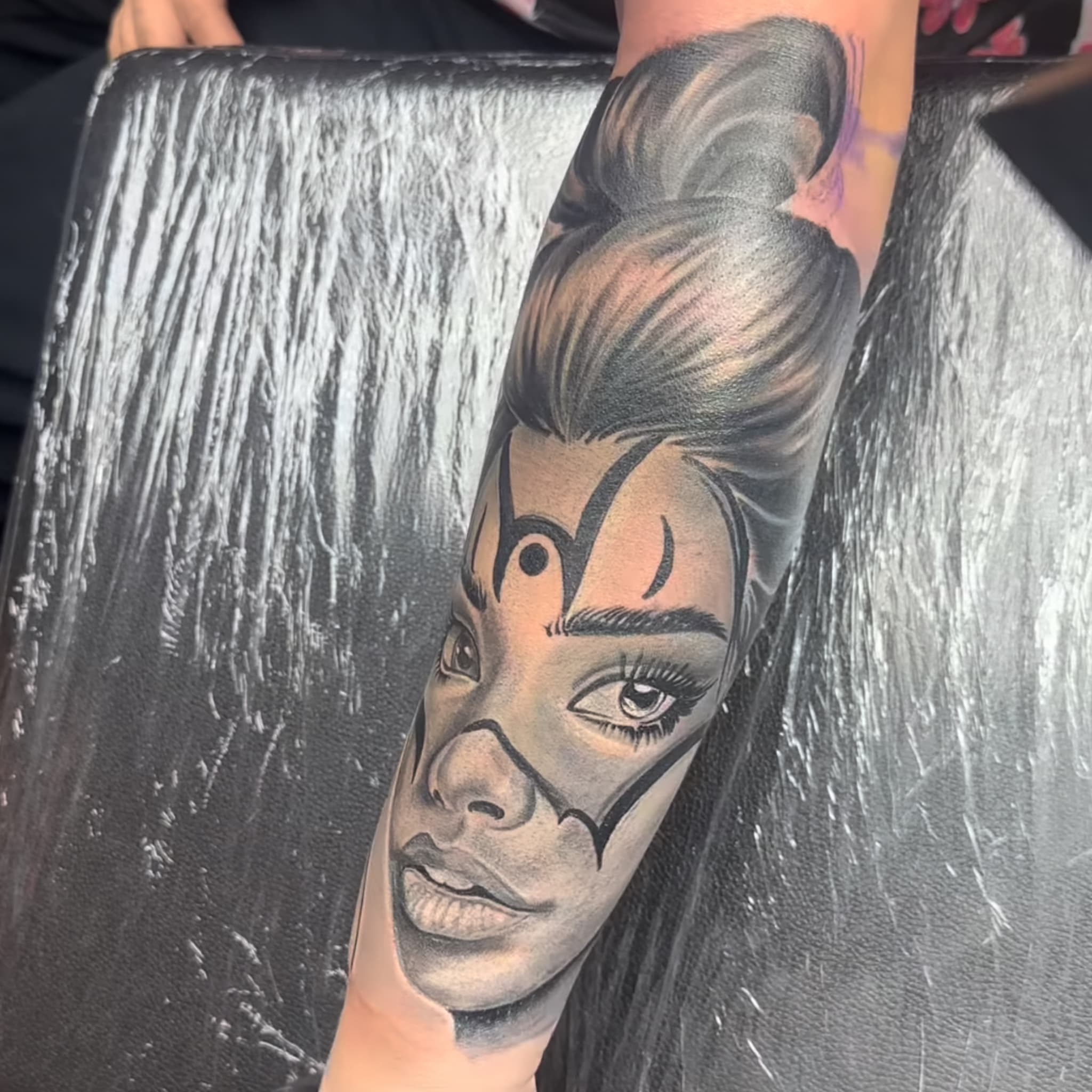 Tattoo work by Demosthen Isaac