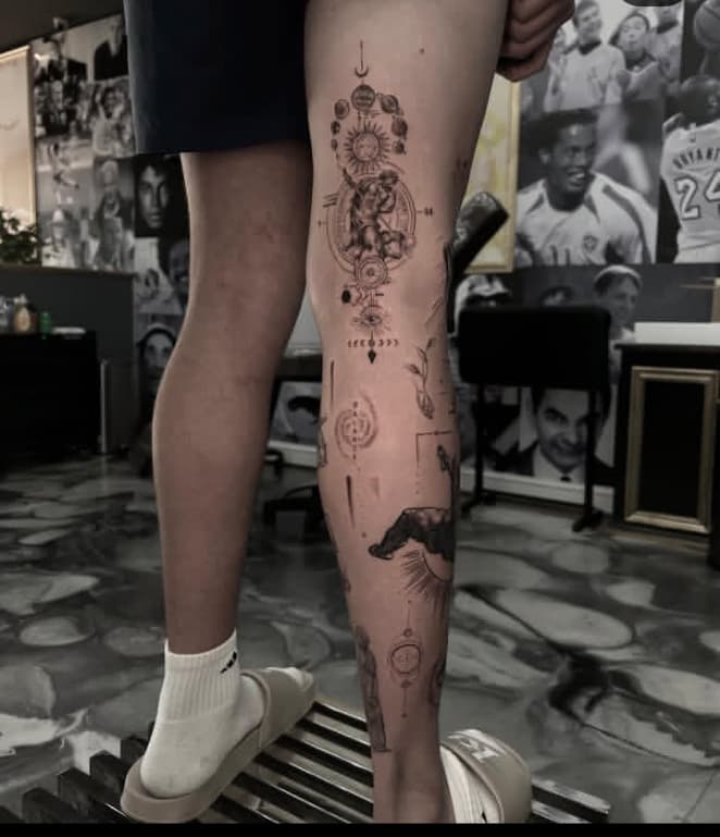 Tattoo work by