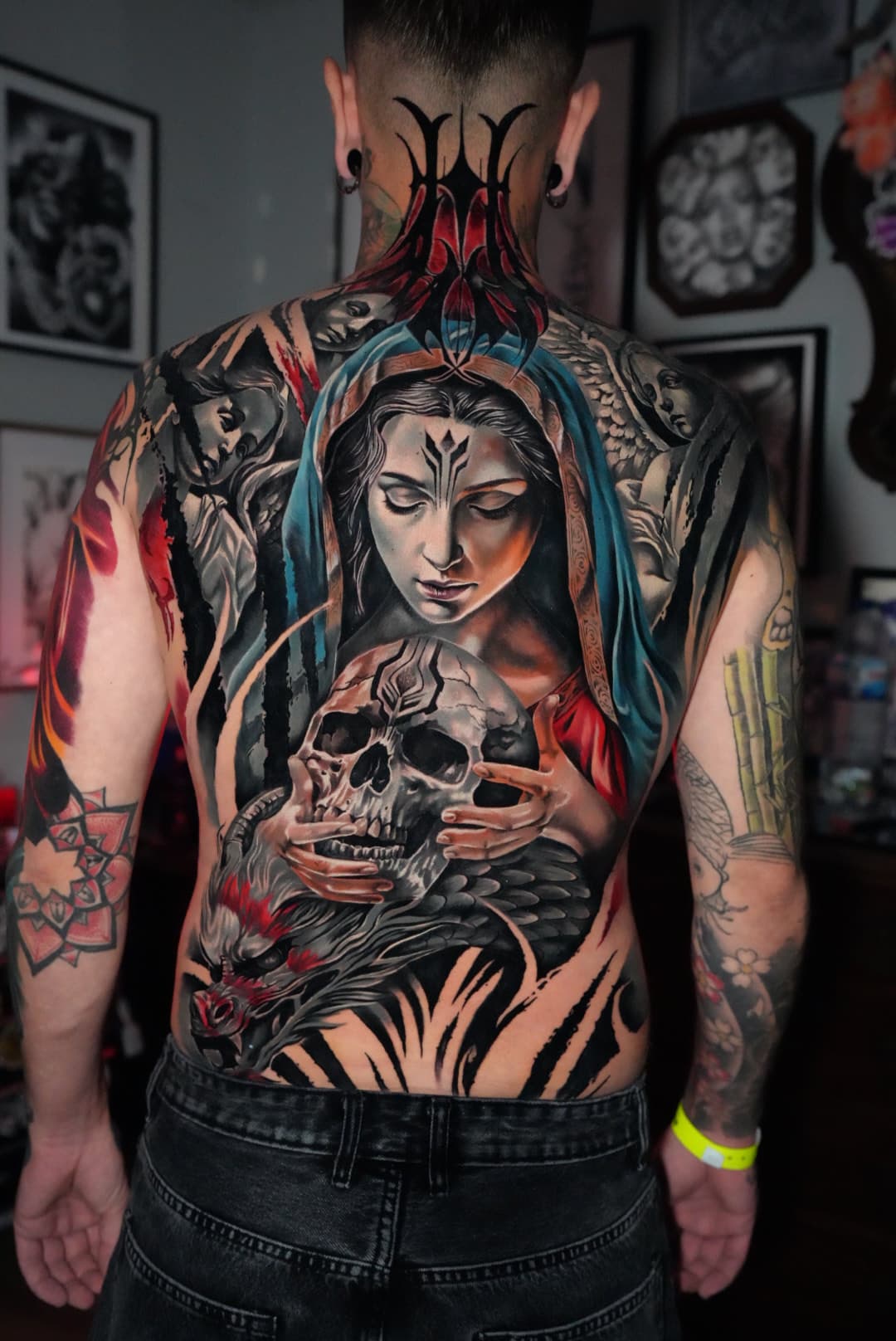 Tattoo work by
