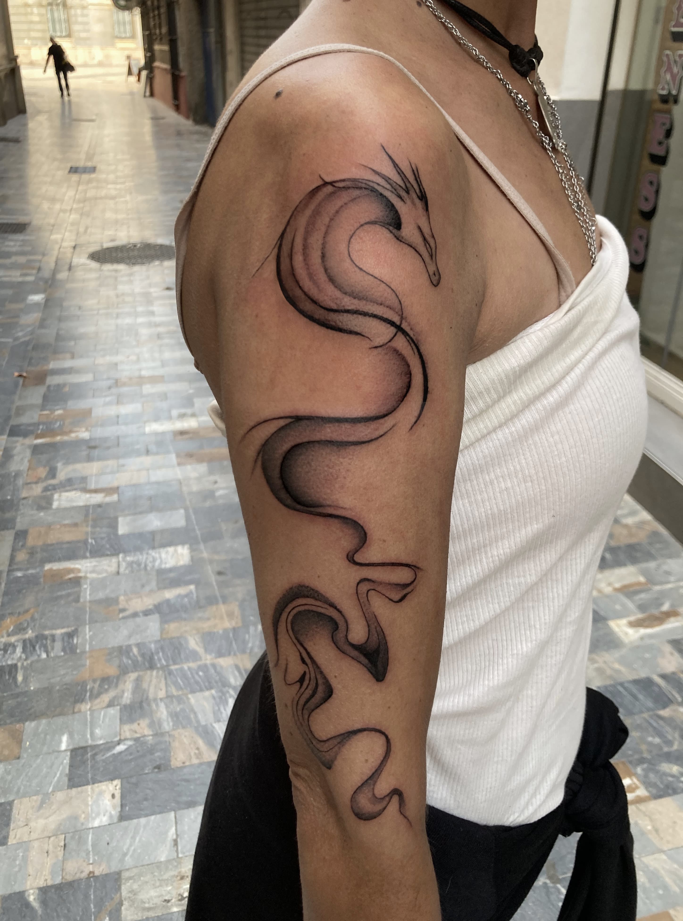 Tattoo work by