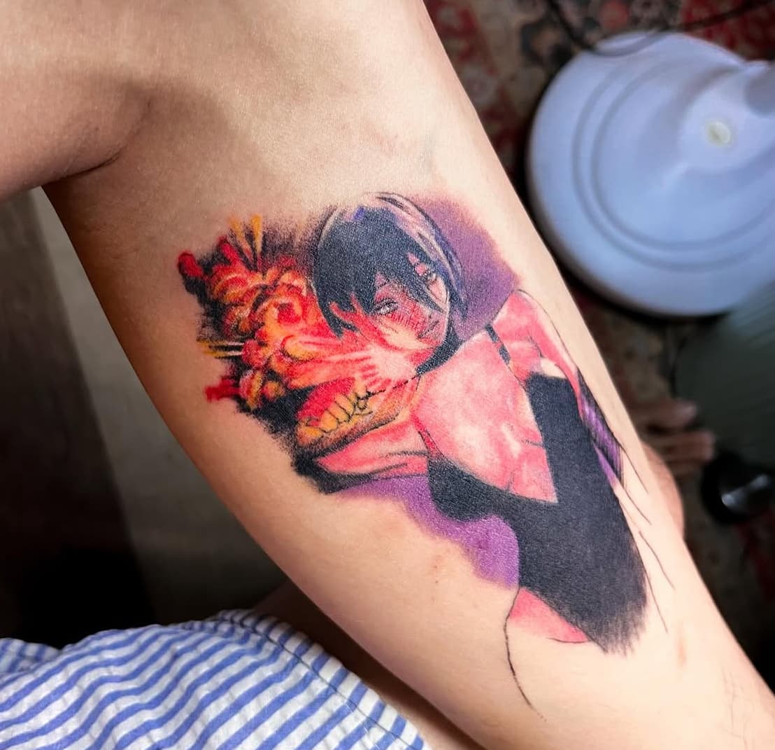 Tattoo work by