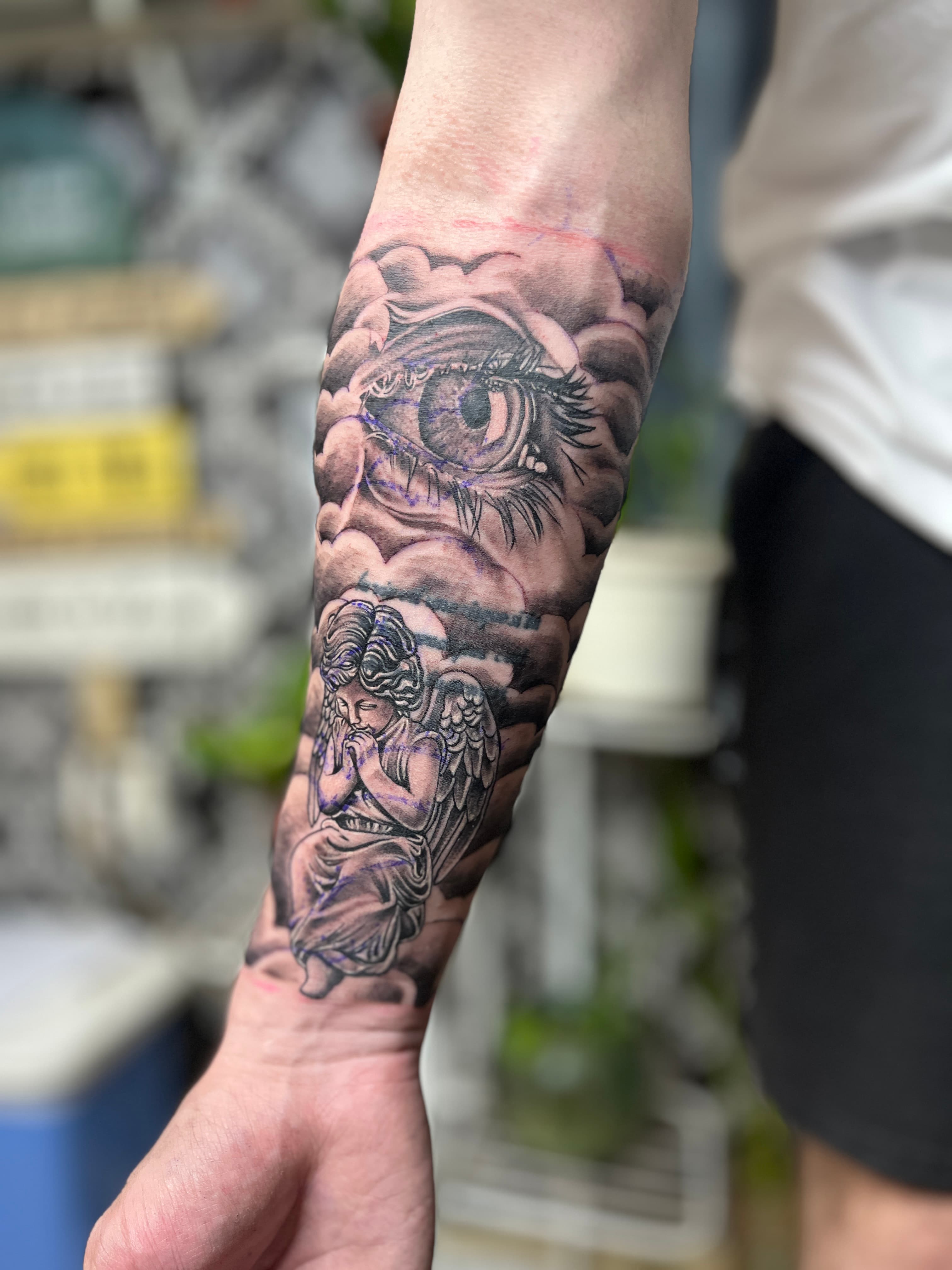 Tattoo work by