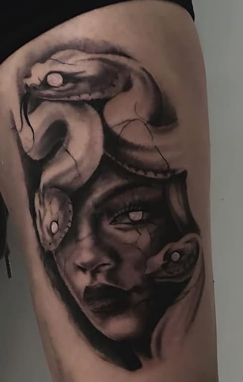 Tattoo work by Lucia Martínez Carrasco