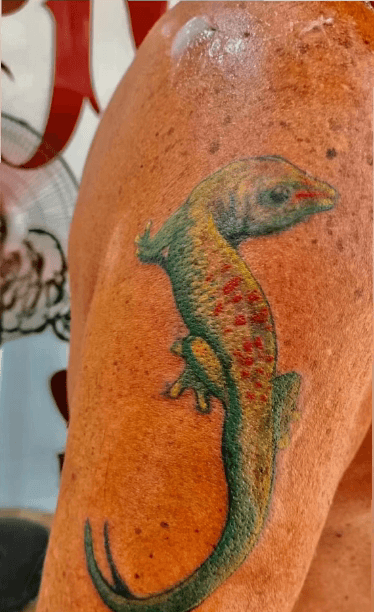 Tattoo work by