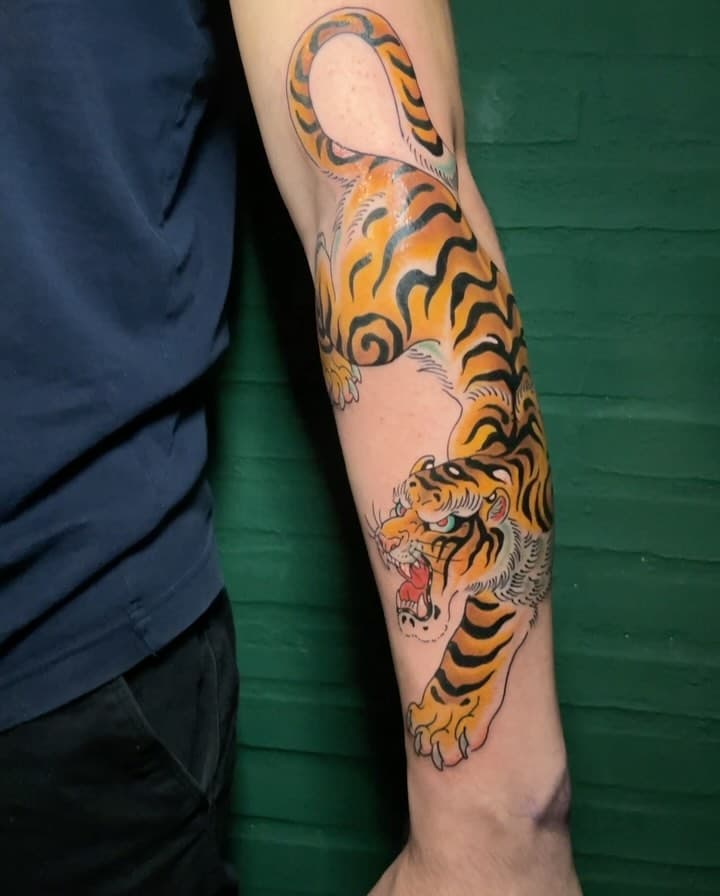 Tattoo work by Daniele Ramacogi