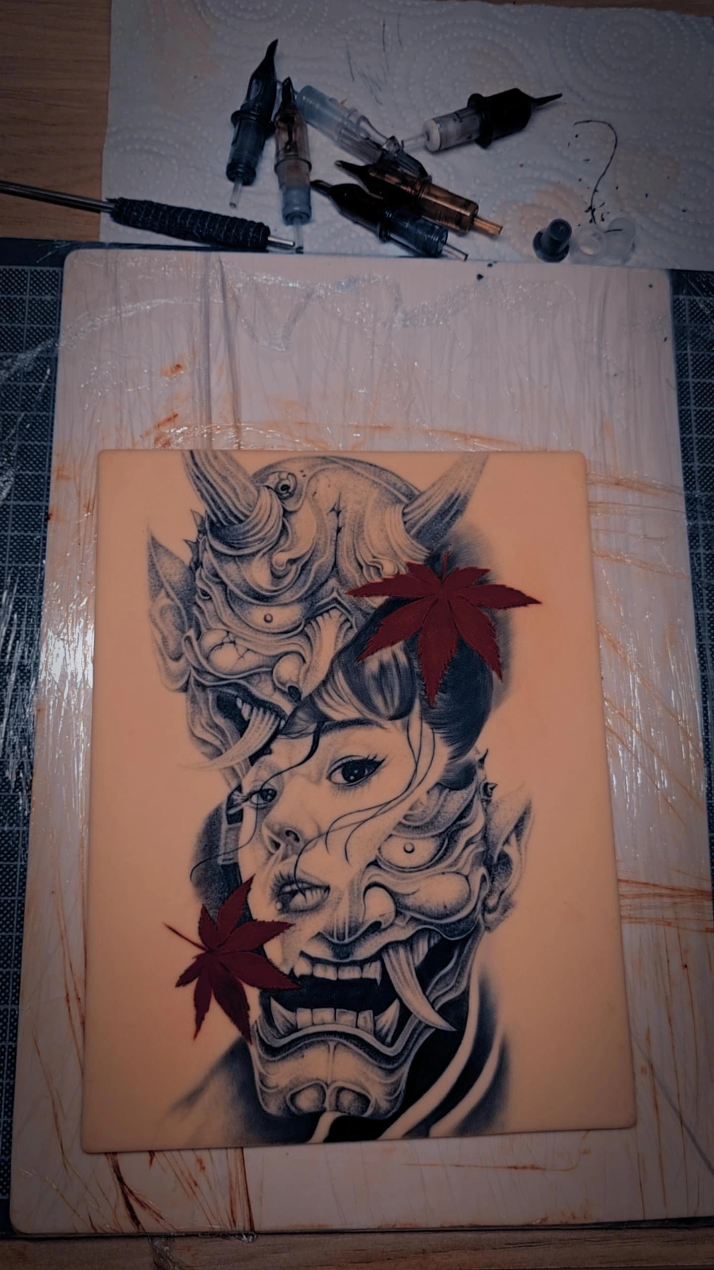 Tattoo work by