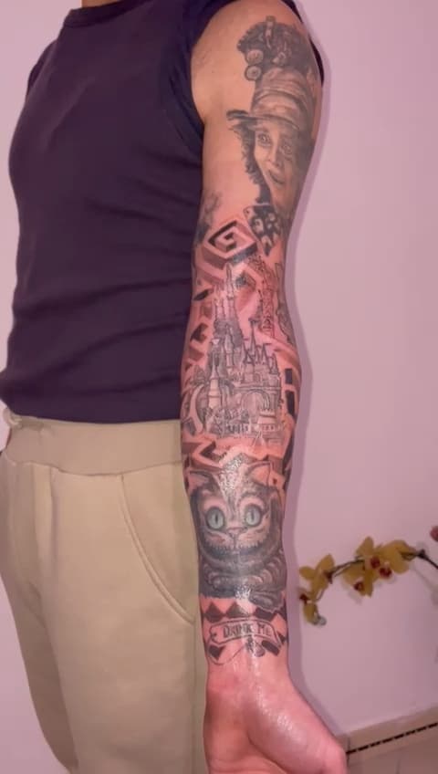 Tattoo work by Francesco D'Agostino
