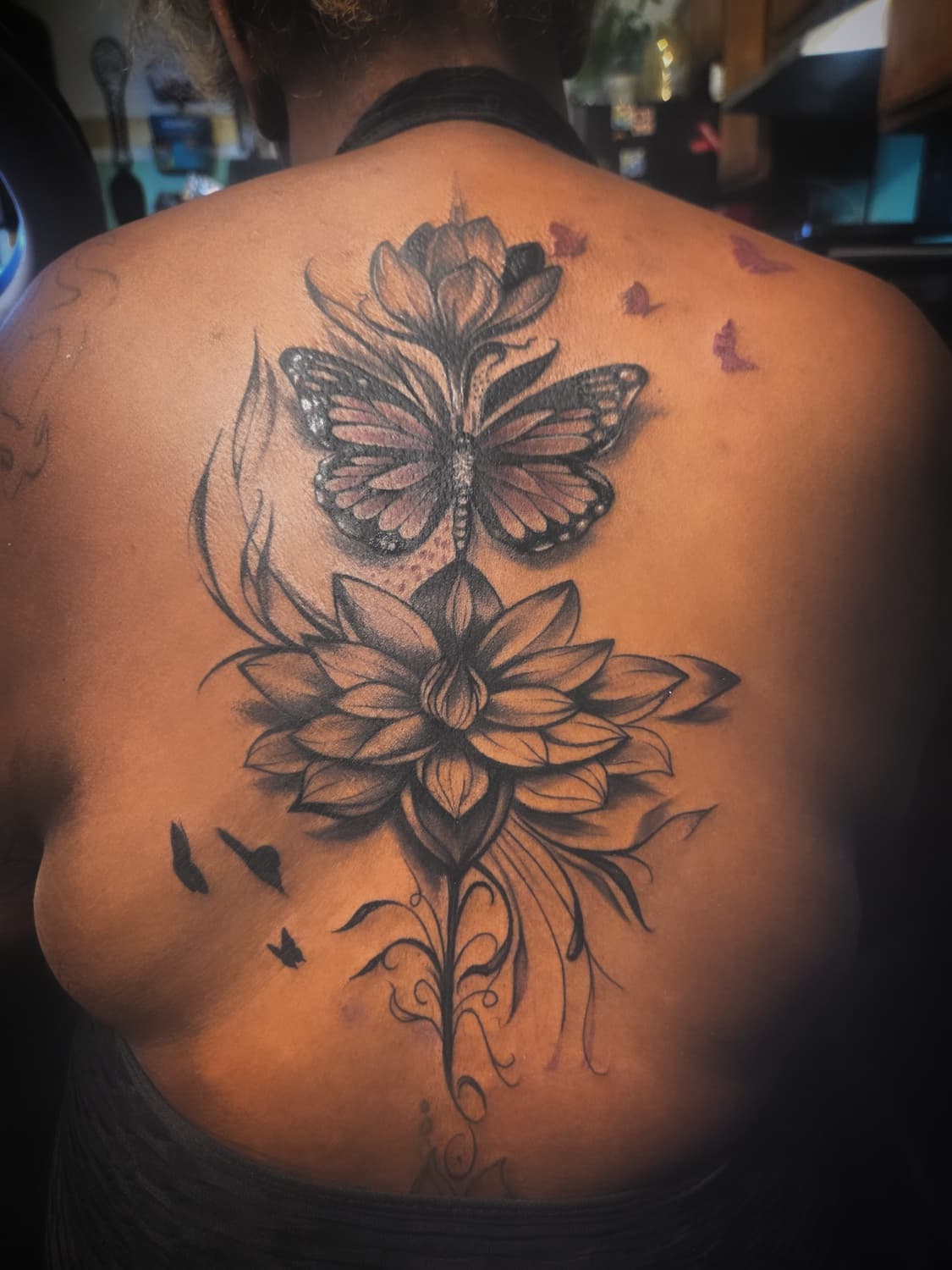 Tattoo work by