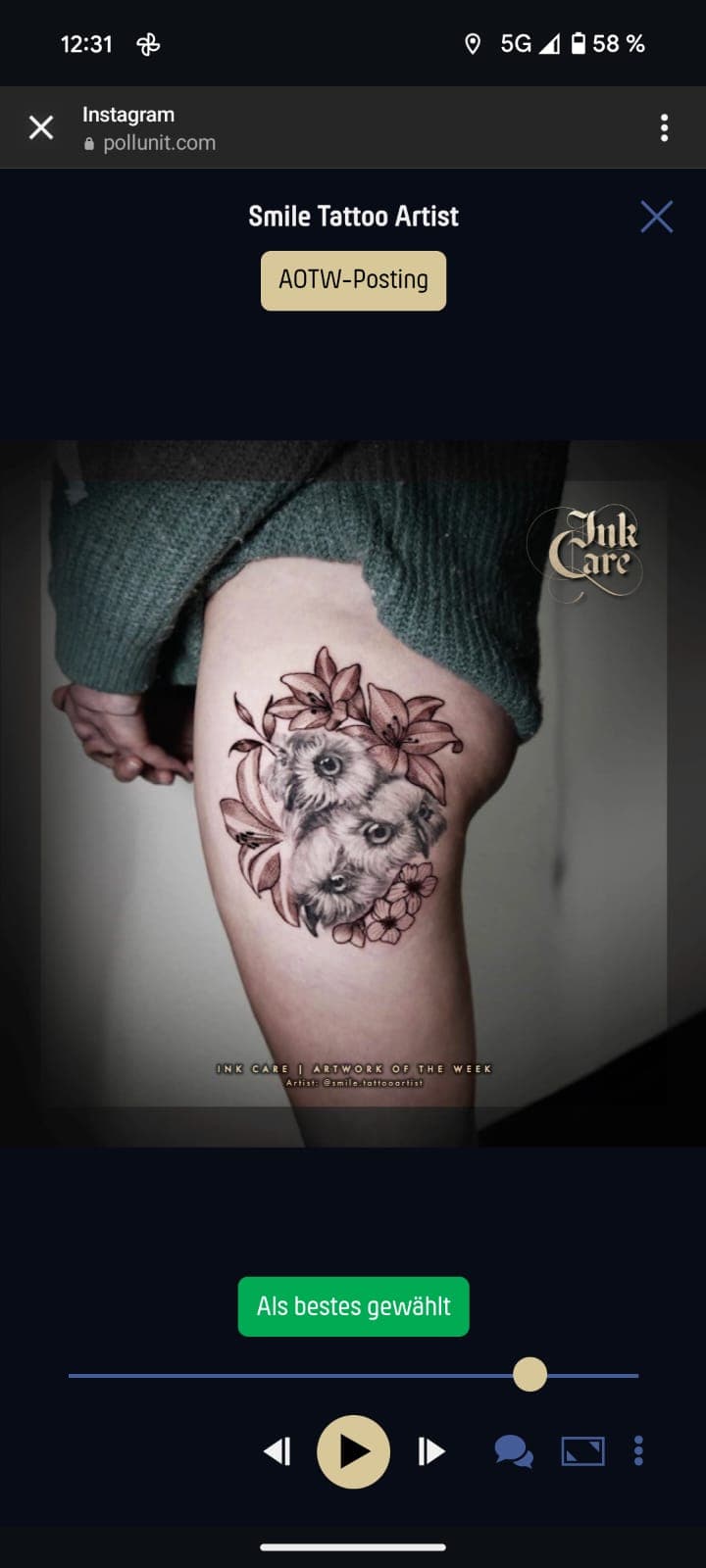 Tattoo work by Patrick Garle