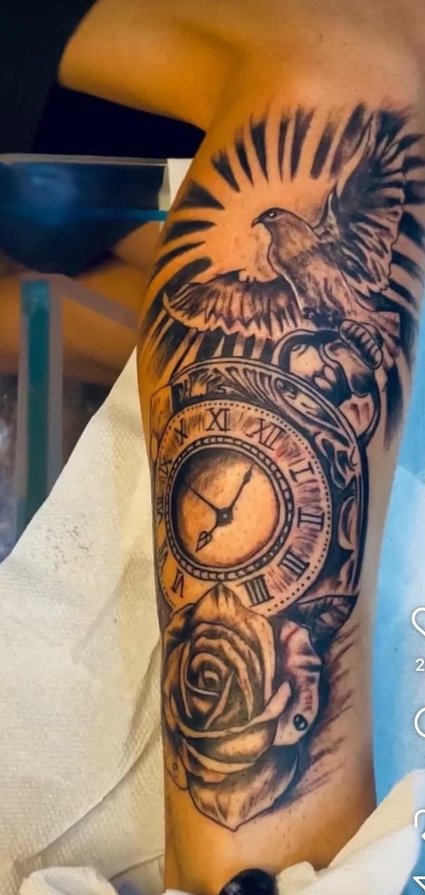 Tattoo work by