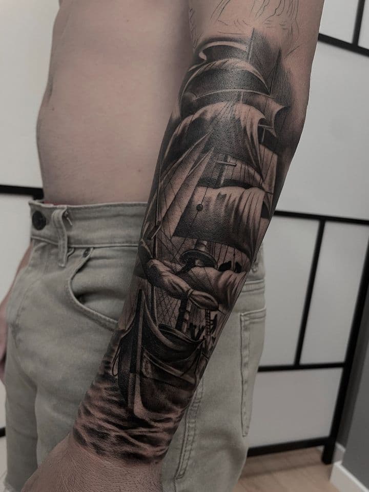 Tattoo work by Hansen Tattoos