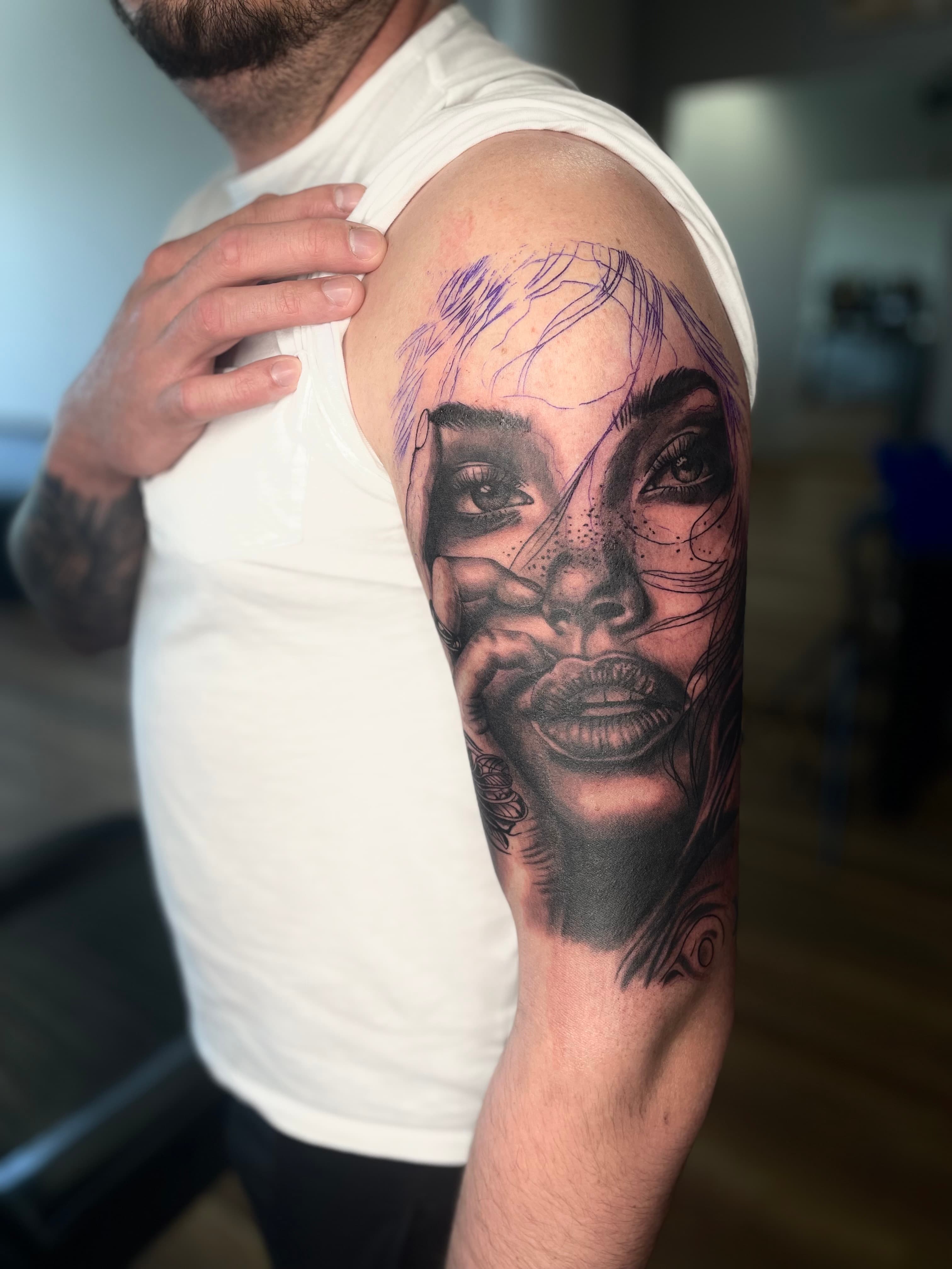 Tattoo work by