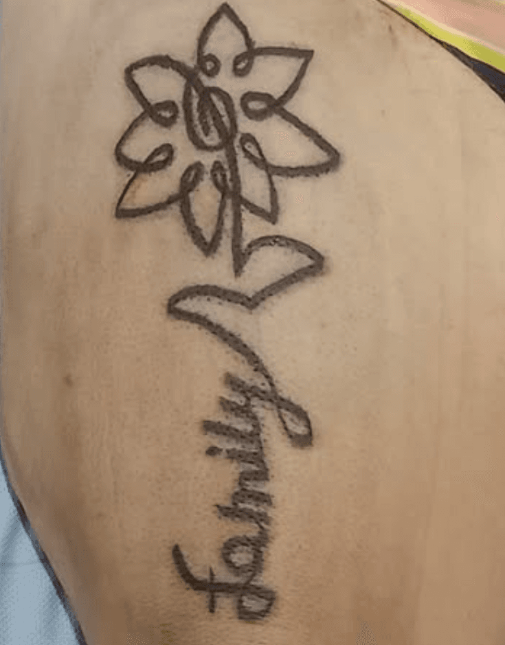 Tattoo work by
