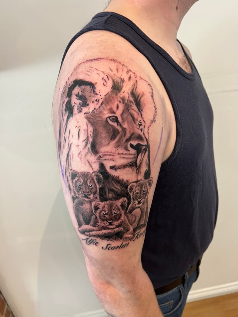 Tattoo work by Taylor Bennett