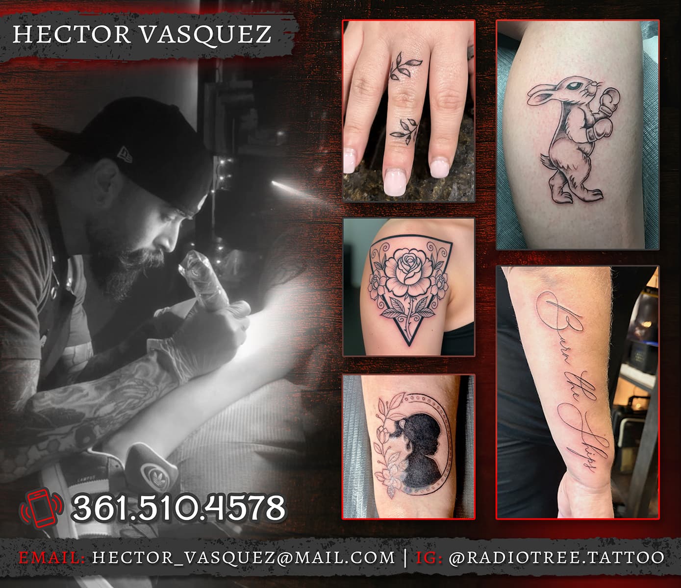 Tattoo work by Hector Vasquez