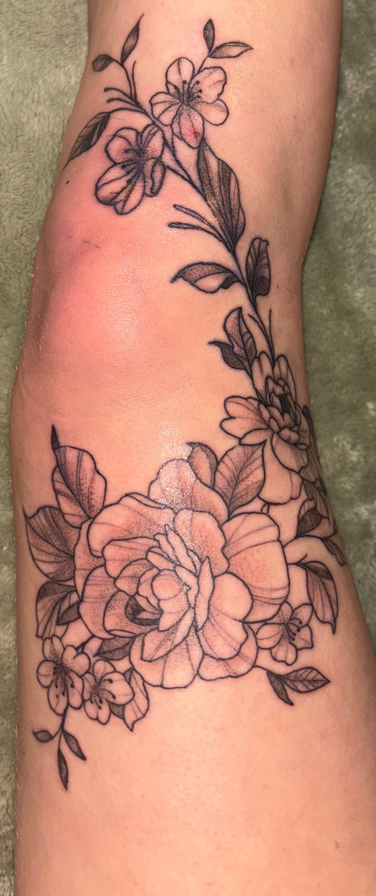 Tattoo work by Vanessa Black