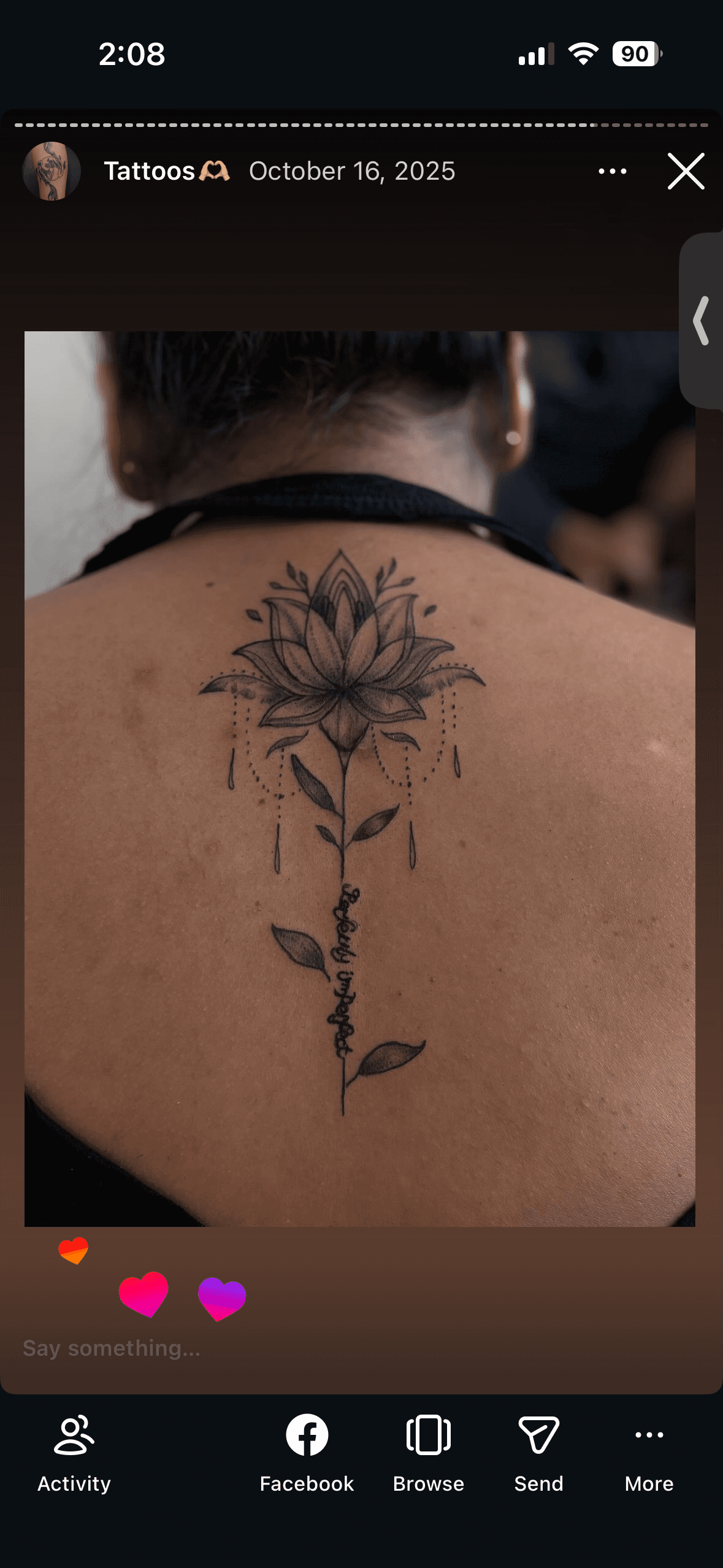 Tattoo work by Genevieve White