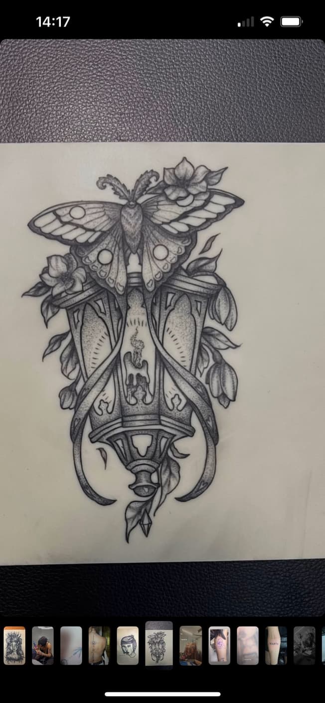 Tattoo work by Lucilla Burlando